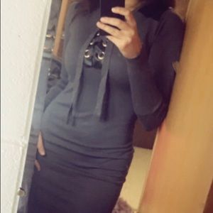 Bodycon sweather dress(A)